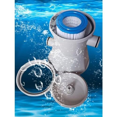 20W 110-240V Electric Swimming Pool Filter Pump Plastic Durable Clear Cartridge Circulation Filter Pump for Above Ground Pools