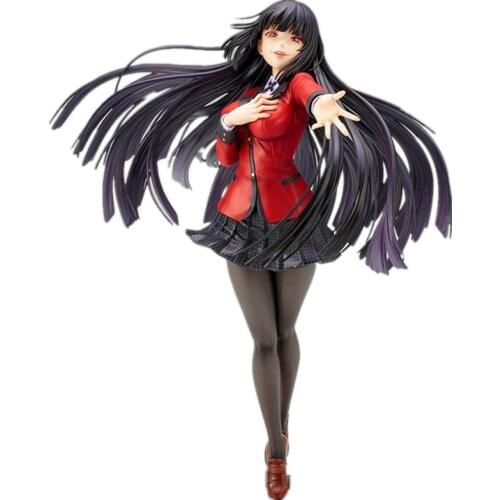 25cm Anime KAKEGURUI Jabami Yumeko Ver Figure hard PVC Action Figurine Collection Model Doll Gift #388