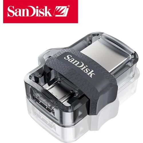 Sandisk Original USB Flash Drive 128GB Pendrive animado Extreme high speed 150M/S Dual OTG Pen Drive cle USB 3.0 Genuine on key