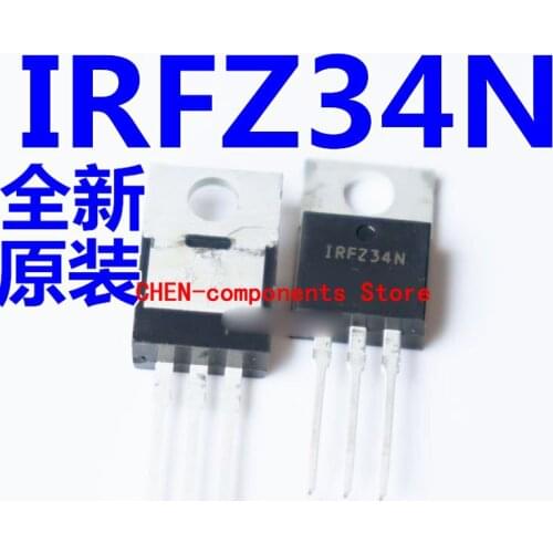 10pcs Imported new original IRFZ34NPBF IRFZ34N TO-220