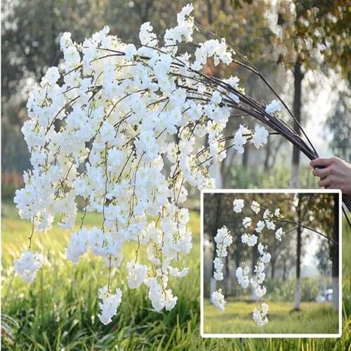 Artificial Cherry Blossom Branch Wedding fake flowers flowers wedding decoration 150cm decor home center pieces