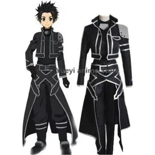 Anime Sword Art Online Kirito Cosplay Costume customized any size