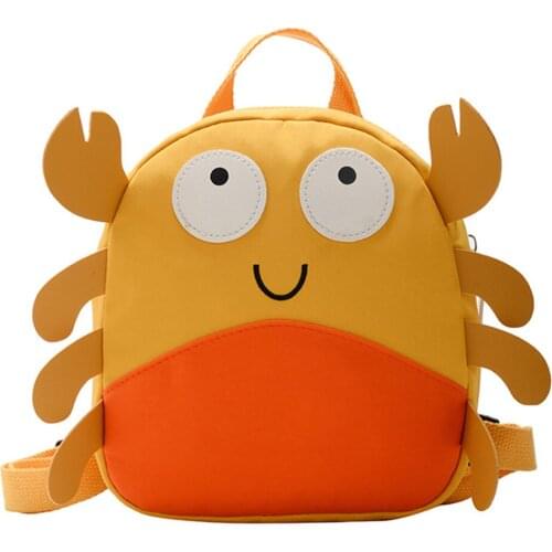 Unisex Cartoon Animal Shape Wear-resistant Schoolbag Children Cute Portable Casual Style Backpack Light Weight Multi-color Bags