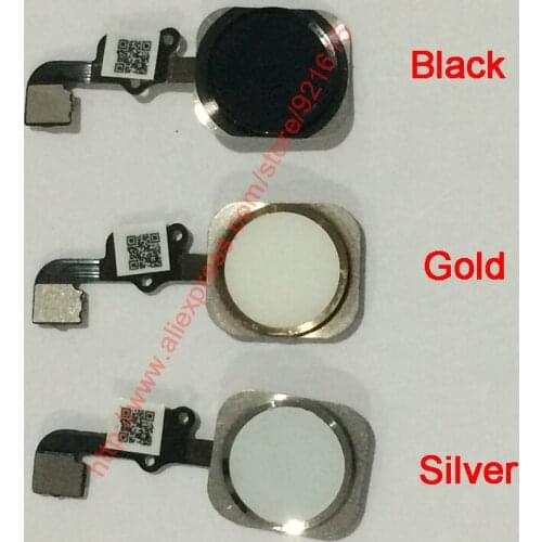 Key with Flex Ribbon Parts 50Pcs/lot For iPhone 6S 6S Plus Original New Home Cable Assembly Replacement Menu Button
