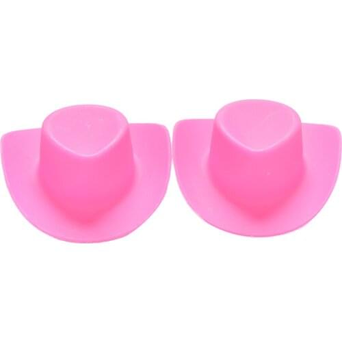 MYPANDA 1 PCS Pink Color Hat Kids Toys Gifts Doll Cowboy Hat For s Dolls Accessories Hot Sell