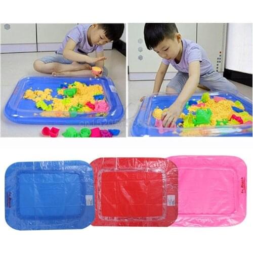 Inflatable Sand Tray Castle Sand Table Kids Children Indoor Play Mud Sand Toy #HC6U# Drop shipping