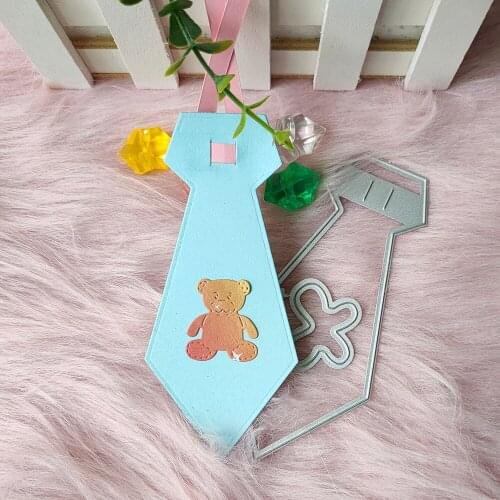 New Tie Metal Cutting Dies Decorative Scrapbooking Steel Craft Die Cut Embossing Paper Cards Stencils