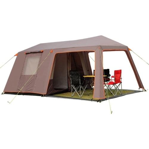VANQUISHER large space one hall two bedrooms waterproof windproof family party camping tent with top good quality