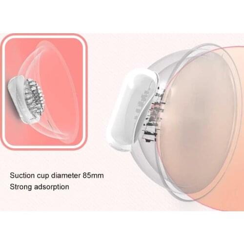 Nipple Sucker Vibrator Tongue Lick Nipple Suction Cups Vibrator Electric Breast Pump Breast Enlarge Massager Sex Toy For Woman
