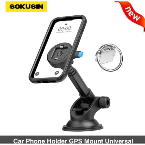 SOKUSIN Universal Car Phone Holder Windshield Gravity Cell Phone Stand In Car Holder For iPhone 11,12 Pro Xiaomi In Car Holder