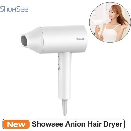 Showsee Anion Hair Dryer Negative Ion 1800W Hair Care Professinal Quick Dry Portable Hair Dryer