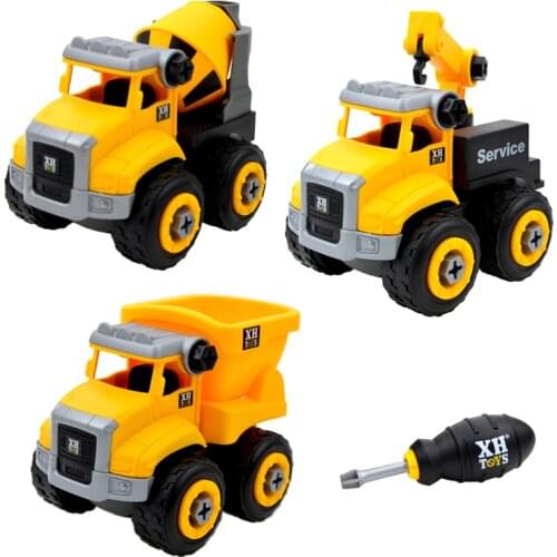 Vehicle Truck Car Model Plastic Diecast Construction Bulldozer Engineering Model Toy Cars for Kids Children Boys Gift