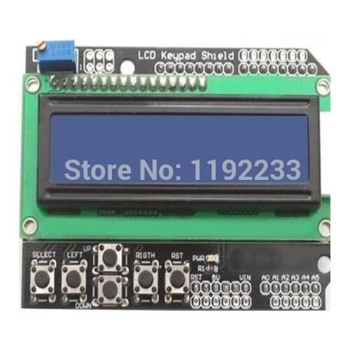 1602 LCD Module Keypad Shield for Arduino Duemilanove UNO MEGA2560 MEGA1280