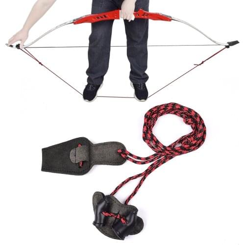 1X High Strength Nylon Bow Stringer Bow String Install Rope for Long Recurve bow Accessory Archery Hunting