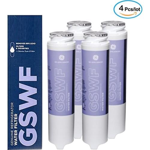 Replacement of GE GSWF Smartwater indoor refrigerator water filter 4 packs