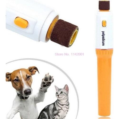 500pcs Pet Pedicure Tools Care File Electric Grinder Pet Cat Puppy Paw Claw Toe Nail Grinder Grooming Trimmer Clipper