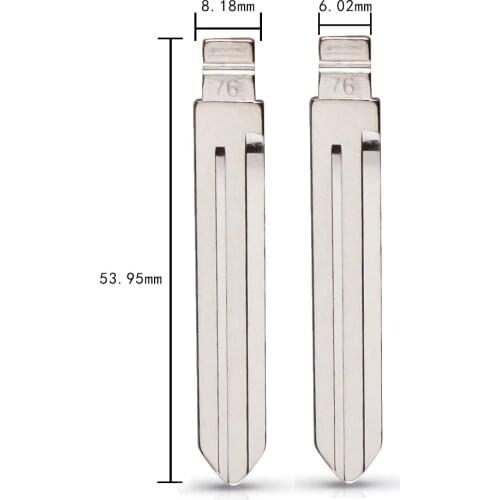 #76 Metal Car Key Blade #76 for Geely Car Key Remote Blade Replacement