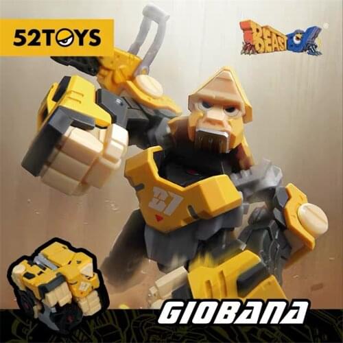 BeastBox Deformation Robots Transformation Animal Toy Cube Model Giobana Orangutan Apes Monkey Action Figure Jugetes For Gifts