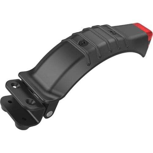1pcs 5.5 inch Fender Black Rear Wheel Brake Fender Mudguard Frame W/ Safe Light For Electric Scooter accessories rear light