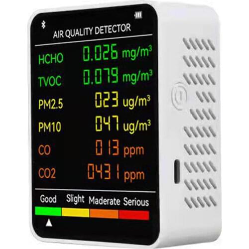 CO2 Detector Carbon Dioxide Air Meter CO2 Monitor Temperature Humidity Detector Agricultural Production Greenhouse CO2 Sensor