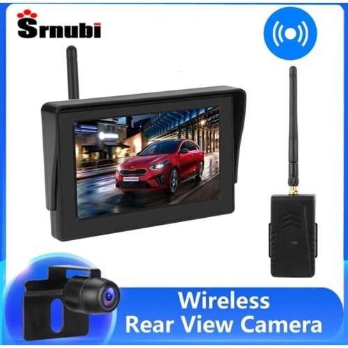 4.3 '' Wireless Backup Camera TFT LCD Car Monitor Reversing Camera Waterproof Parking for Pickup Truck Rear View Camera Monitor
