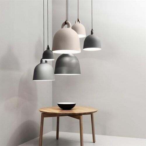 Bell restaurant LED Chandelier Nordic modern Handing Lamp model room bedroom bedside bar Suspension lamps PA0548