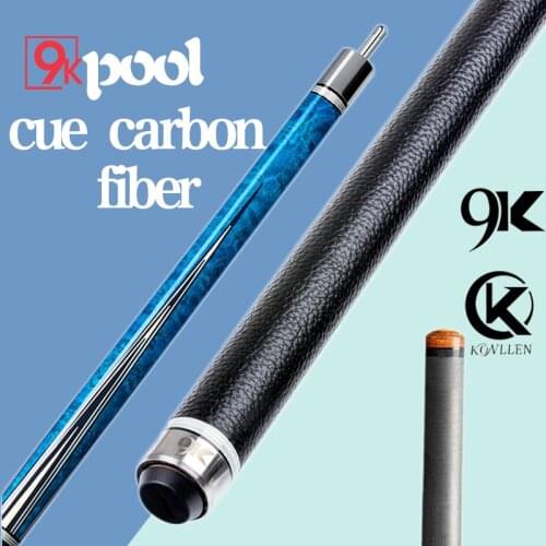 KONLLEN Billiard Pool Cue Carbon Fiber Shaft with PREOAIDR 9K Butt Billiard Uni-Ioc with Joint Protector Billiard Stick Kit