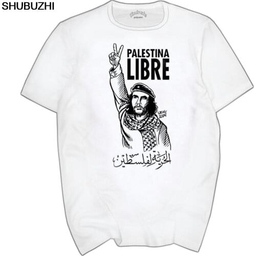 Hot sale Fashion Clothes Casual Liberation of Palestine Che Guevara People cotton funny t shirt for men euro size