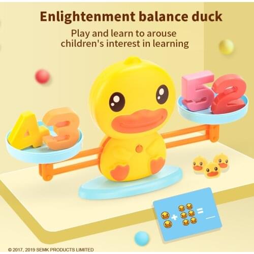 Montessori Math Match Game Balancing Scale Number Counting Toys for Kids Number Learning Educational Early Learning Accesories