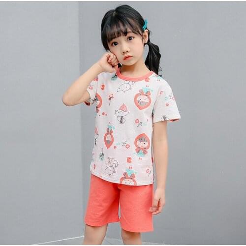 2 4 6 8 10 11 Years Big Boy Pajamas Children Cotton Sleepwear Kids Nightwear Girl Sets Baby Boys Pyjamas Suits Teens Pajamas