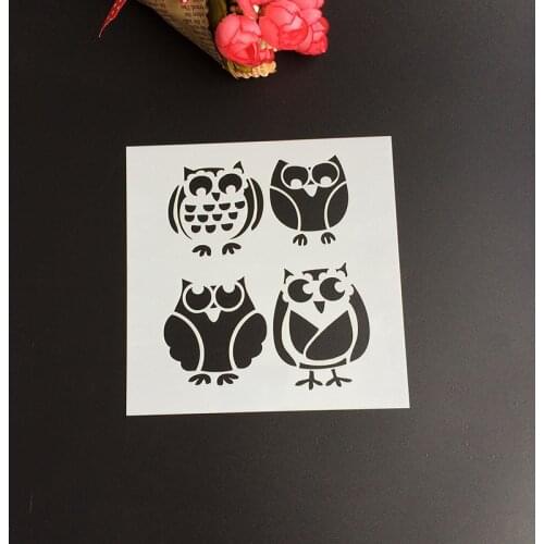 Plastic Layering cat Spray Stencils Template DIY Paper Card Scrapbooking Photo Album Diary Hand Craft