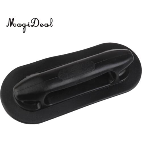 MagiDeal 1Pc 22.2cm Black PVC Lifting Grab Handle/Cleat Watercraft Parts for Inflatable Boats Rubber Dinghy Water-Skiing Sports