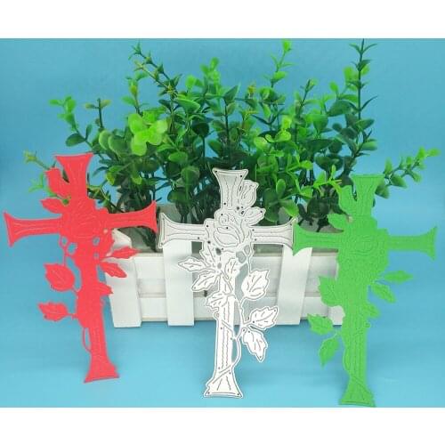 Wood grain cross flower winding lace DIY metal cutting mold, scrapbook card making, embossed background, handmade artwork