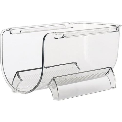 Storage Rack Transparent Plastic Storage Rack Space Saving Acrylic Wine Rack Bottled Beverage Wine Storage Organizer for Kitche