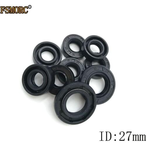 NBR Shaft Oil Seal TC-27*34*35*36*37*38*39*40*41*42*43*44*45*47*48*49*50*52*53*56*60*62*4/5/6/7/8/9/10 Double lip spring rotary