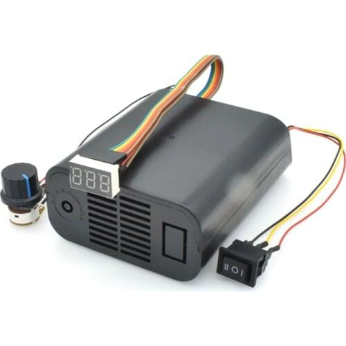 DC Brush Motor PWM Digital Display Speed Controller Max 60A CW CCW 0~100% Adjustable Drive Module