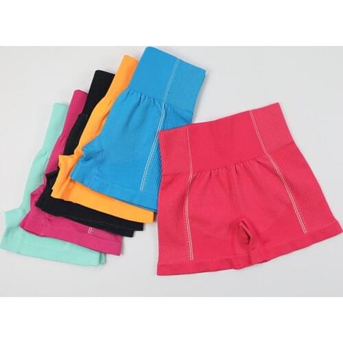 High Waist Yoga Sport Shorts Hip Push Up Women Fitness Running Shorts Workout Gym Shorts Seamless Leggings Female Short Pants