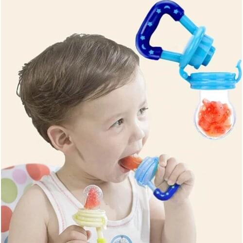 New Fresh Fruit Food Kids Nipple Feeding Safe Milk Feeder for Baby Pacifier Bottles Nipple Teat Nibbler Silicone Baby Bottle