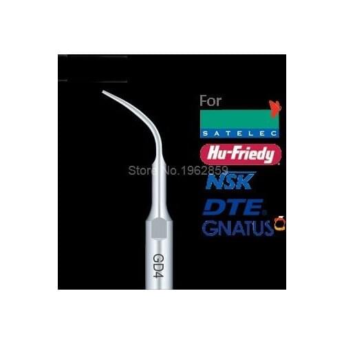5pcs GD4 dental scaler tips dental equipment teeth whitening ultrasonic dental scaler tip GD4 for SATELEC NSK GNATUS DTE