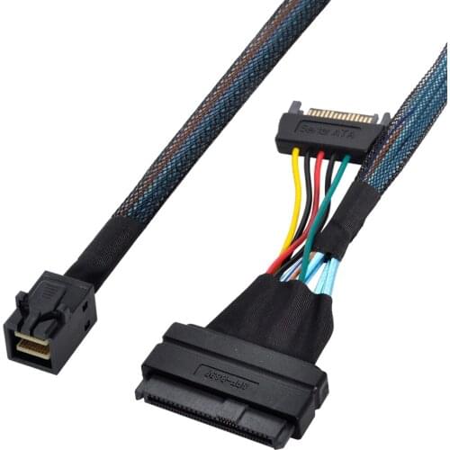U.2 U2 SFF-8639 NVME PCIe SSD Cable for Mainboard Intel SSD 750 p3600 p3700 M.2 SFF-8643 Mini SAS HD