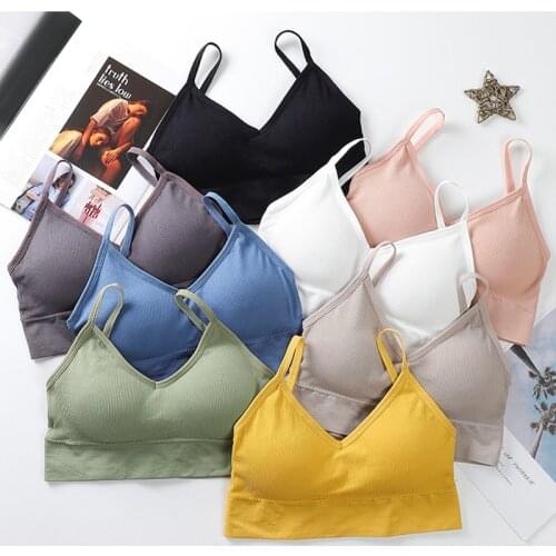 Womens Push Up Bra Beautiful Back Wrapped Chest Sexy Bra Brassiere Thin Underwear Sling Seamless Lingerie Sports Bralette Top