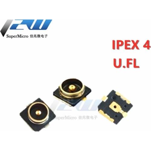 10PCS IPX4/IPEX4 Generation 4 Patch Antenna Base IPEX/U.FL SMT RF Coaxial WiFi Connector Generation 4 antenna board end