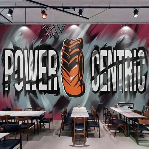 3D Wallpaper Retro Personality Hand Painted Industrial Style Street Graffiti Mural Restaurant Cafe Tooling Background Wall Paper
