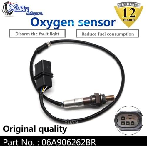 XUAN 5 Wire Lambda O2 Oxygen Sensor 06A906262BR For Volkswagen Caddy Box Caddy Estate Golf Plus Hatchback Plus V Touran MPV 1.6L