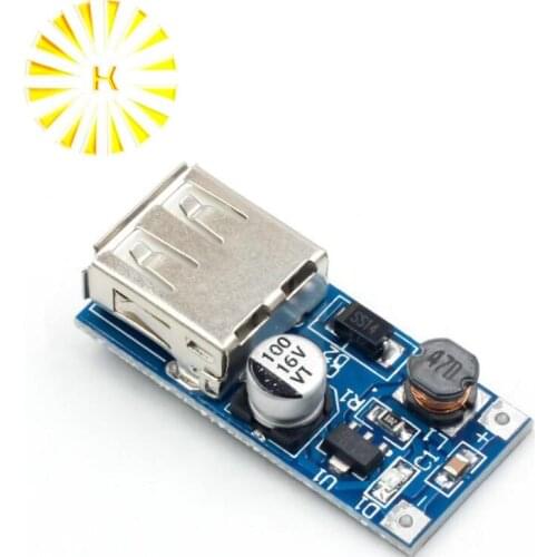 DC DC 0.9V-5V to 5V 600MA Power Bank Charger Step Up Boost Converter Supply Voltage Module USB Charging Circuit Board Connector