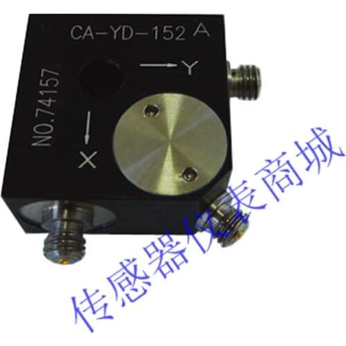 CA-YD-3152 Piezoelectric Three-Way IEPE Acceleration Sensor Can Measure X,Y,Z Direction at the Same Time