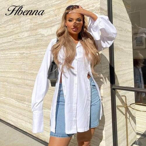 Модные платья-рубашки Hbenna China At AliExpress