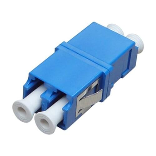 LC-LC Fiber Optic adaptor FTTH Duplex DX SM Duplex LC UPC Flange Connector FTTH Fiber Optic Adapter