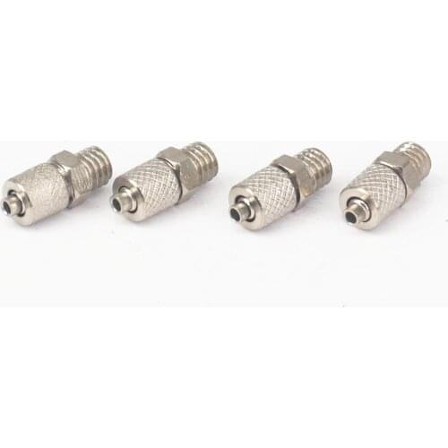 M5 M6 to Qucik fit For Tube O/D 4mm 6mm Brass Pneumatic Pipe Hose Coupler Fitting 0.8 Mpa