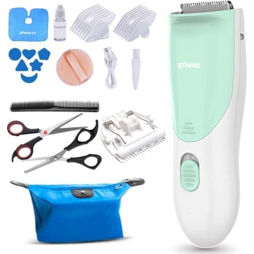 Baby Hair Trimmer Kids Silent Hair Clippers Chargeable Haircut Artifact Waterproof Electric Hair Clipper Set Germany Top Quality